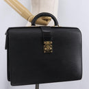 LOUIS VUITTON Epi Serviette Fermoir Business Bag Black M54352 LV Auth BA15512-29