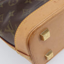 LOUIS VUITTON Monogram Vinyl Cabas Amble PM Hand Bag M92502 LV Auth BA15513V-19