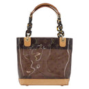 LOUIS VUITTON Monogram Vinyl Cabas Amble PM Hand Bag M92502 LV Auth BA15513V-13