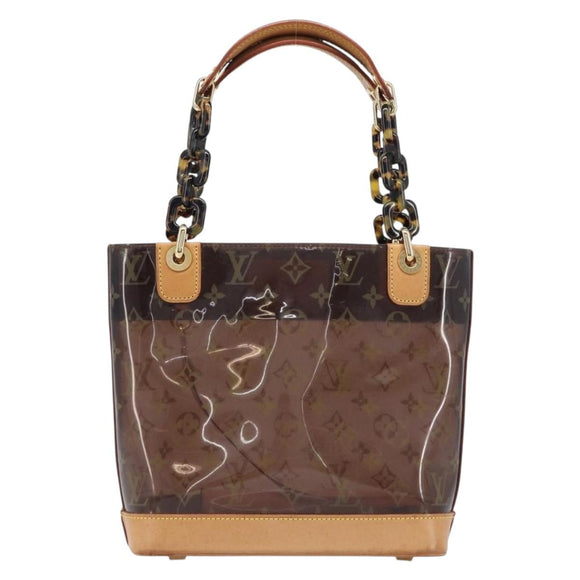 LOUIS VUITTON Monogram Vinyl Cabas Amble PM Hand Bag M92502 LV Auth BA15513V