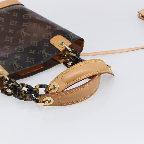 LOUIS VUITTON Monogram Vinyl Cabas Amble PM Hand Bag M92502 LV Auth BA15513V