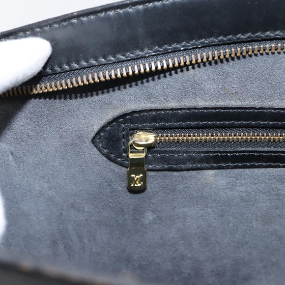 LOUIS VUITTON Epi Saint Jacques Shopping Shoulder Bag Black M52262 Auth BA15516