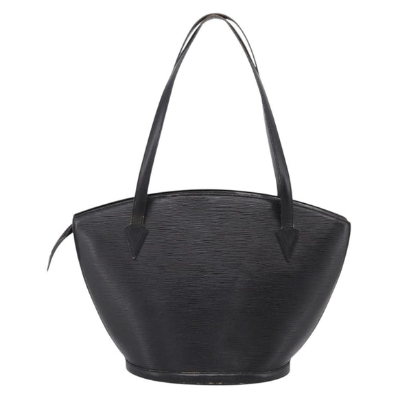 LOUIS VUITTON Epi Saint Jacques Shopping Shoulder Bag Black M52262 Auth BA15516