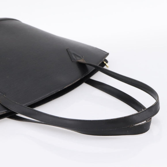 LOUIS VUITTON Epi Saint Jacques Shopping Shoulder Bag Black M52262 Auth BA15516