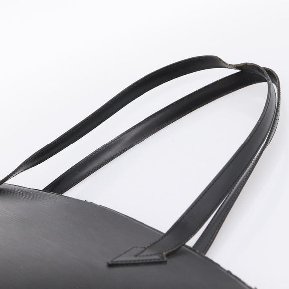 LOUIS VUITTON Epi Saint Jacques Shopping Shoulder Bag Black M52262 Auth BA15516