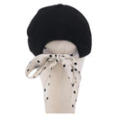 Miu Miu Cap Cotton Black White Auth BA15517-2