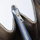 Christian Dior Trotter Canvas Tote Bag Navy Silver Auth BA15519A-21