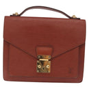 LOUIS VUITTON Epi Monceau 28 Hand Bag Brown M52123 LV Auth BA15521-13