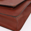 LOUIS VUITTON Epi Monceau 28 Hand Bag Brown M52123 LV Auth BA15521-25