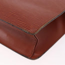LOUIS VUITTON Epi Monceau 28 Hand Bag Brown M52123 LV Auth BA15521-27