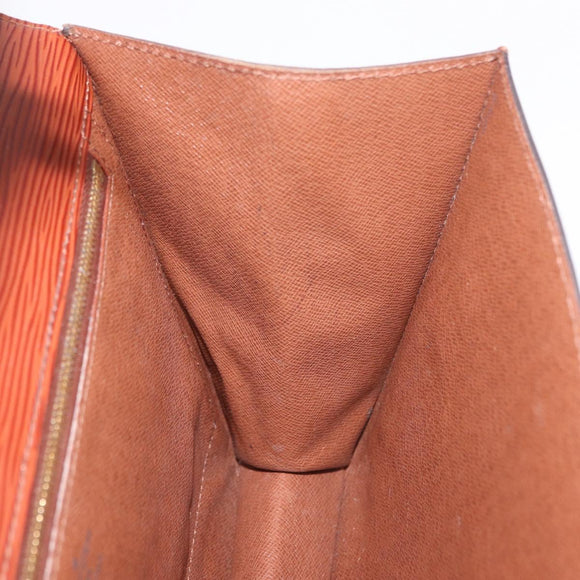 LOUIS VUITTON Epi Monceau 28 Hand Bag Brown M52123 LV Auth BA15521