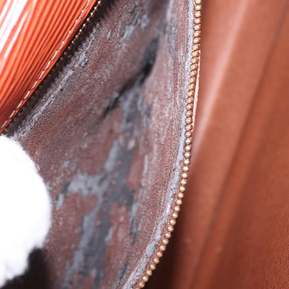 LOUIS VUITTON Epi Monceau 28 Hand Bag Brown M52123 LV Auth BA15521