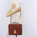 LOUIS VUITTON Epi Monceau 28 Hand Bag Brown M52123 LV Auth BA15521-38