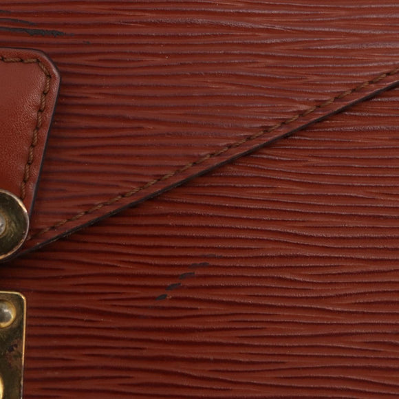 LOUIS VUITTON Epi Monceau 28 Hand Bag Brown M52123 LV Auth BA15521