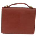 LOUIS VUITTON Epi Monceau 28 Hand Bag Brown M52123 LV Auth BA15521-3