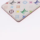 LOUIS VUITTON Monogram Multicolor Etui Miroir Mirror White M92651 Auth BA15522-16