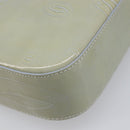 CARTIER Happy Birthday Line Hand Bag Patent Green Auth BA15527A-16