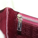 CARTIER Happy Birthday Line Hand Bag Patent Green Auth BA15527A-23
