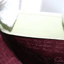 CARTIER Happy Birthday Line Hand Bag Patent Green Auth BA15527A-25
