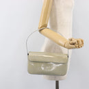 CARTIER Happy Birthday Line Hand Bag Patent Green Auth BA15527A-26