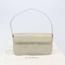 CARTIER Happy Birthday Line Hand Bag Patent Green Auth BA15527A-27