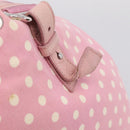 SAINT LAURENT Kahala Tote Bag Canvas Pink Silver 121631 Auth BA15529A-16