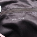 SAINT LAURENT Kahala Tote Bag Canvas Pink Silver 121631 Auth BA15529A-17