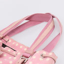SAINT LAURENT Kahala Tote Bag Canvas Pink Silver 121631 Auth BA15529A-9