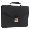 LOUIS VUITTON Epi Serviette Conseiller Briefcase Black M54422 LV Auth BA15530-1