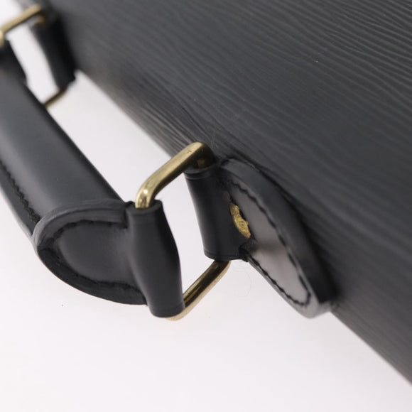 LOUIS VUITTON Epi Serviette Conseiller Briefcase Black M54422 LV Auth BA15530