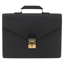 LOUIS VUITTON Epi Serviette Conseiller Briefcase Black M54422 LV Auth BA15530-13