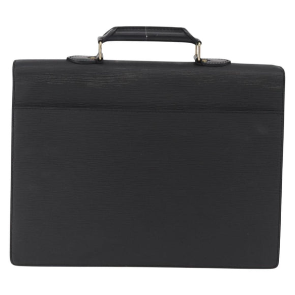 LOUIS VUITTON Epi Serviette Conseiller Briefcase Black M54422 LV Auth BA15530