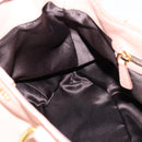 Miu Miu Tote Bag Leather 2way Pink Gold Tone Auth BA15531-22