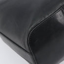 GUCCI Shoulder Bag Leather Black Silver 001 3814 Auth BA15533-14