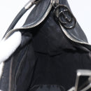 GUCCI Shoulder Bag Leather Black Silver 001 3814 Auth BA15533-19