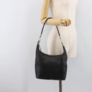 GUCCI Shoulder Bag Leather Black Silver 001 3814 Auth BA15533-24