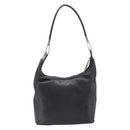 GUCCI Shoulder Bag Leather Black Silver 001 3814 Auth BA15533-3
