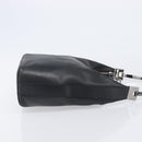 GUCCI Shoulder Bag Leather Black Silver 001 3814 Auth BA15533-4
