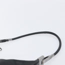 GUCCI Shoulder Bag Leather Black Silver 001 3814 Auth BA15533-8