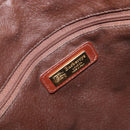 Burberrys Nova Check Hand Bag PVC Leather 2way Beige Gold Tone Auth BA15534-22