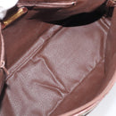 Burberrys Nova Check Hand Bag PVC Leather 2way Beige Gold Tone Auth BA15534-12