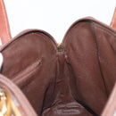 Burberrys Nova Check Hand Bag PVC Leather 2way Beige Gold Tone Auth BA15534-23