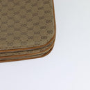 GUCCI Micro GG Supreme Shoulder Bag PVC Brown Gold 004 106 0024 Auth BA1554-16