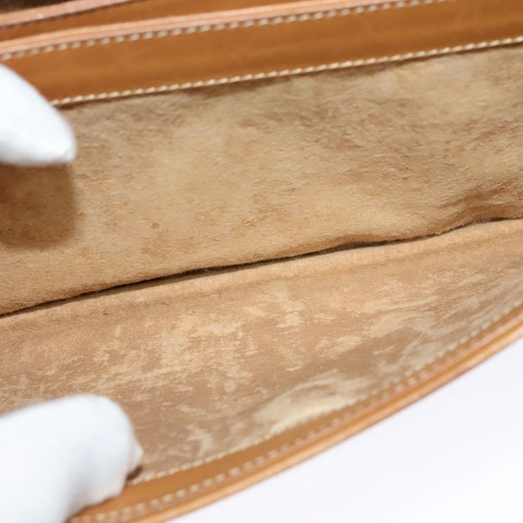 GUCCI Micro GG Supreme Shoulder Bag PVC Brown Gold 004 106 0024 Auth BA1554