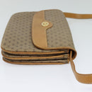 GUCCI Micro GG Supreme Shoulder Bag PVC Brown Gold 004 106 0024 Auth BA1554-4