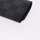 LOUIS VUITTON Damier Graphite Cufflink LV Catch Cuffs Metal M80188 Auth BA15541V-15