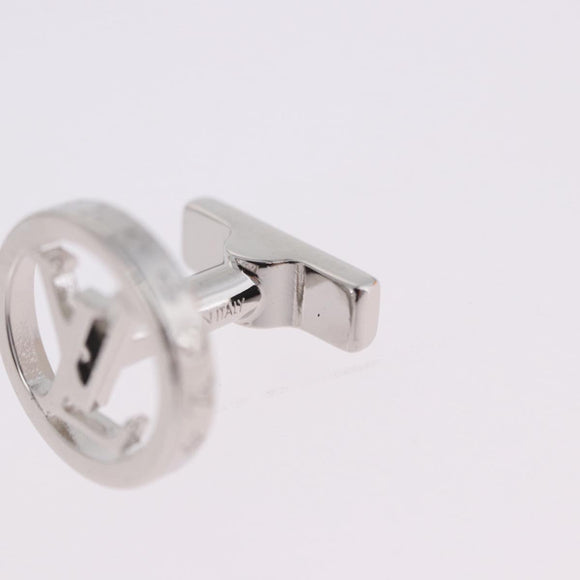 LOUIS VUITTON Damier Graphite Cufflink LV Catch Cuffs Metal M80188 Auth BA15541V