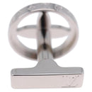 LOUIS VUITTON Damier Graphite Cufflink LV Catch Cuffs Metal M80188 Auth BA15541V-28