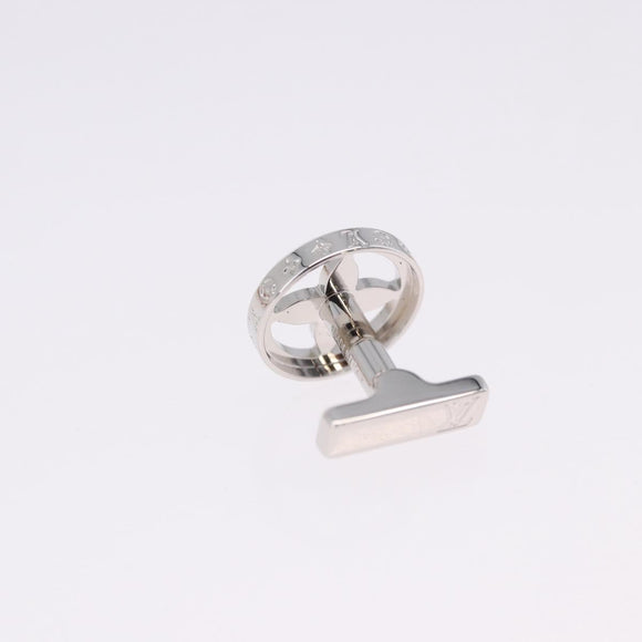 LOUIS VUITTON Damier Graphite Cufflink LV Catch Cuffs Metal M80188 Auth BA15541V