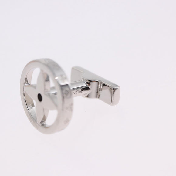 LOUIS VUITTON Damier Graphite Cufflink LV Catch Cuffs Metal M80188 Auth BA15541V